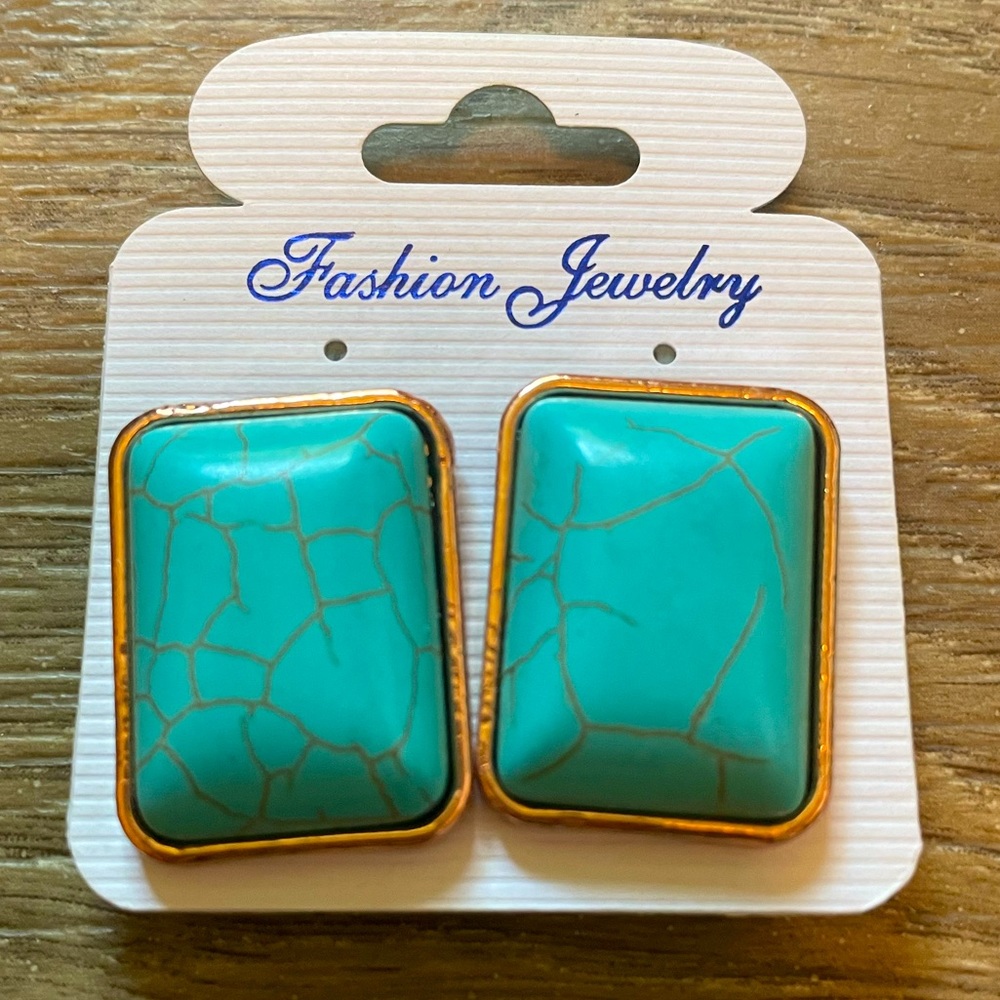 Fashion brand clip on earrings.